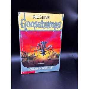 Goosebumps R.L. Stine #35 A Shocker on Shock Street 1st Cover‎ 1996 Vtg GUC